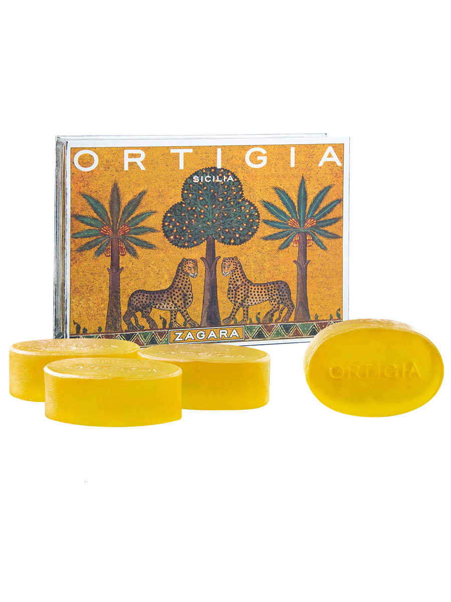 ORTIGIA - SOAP X4 (GLYCERIN) ZAGARA
