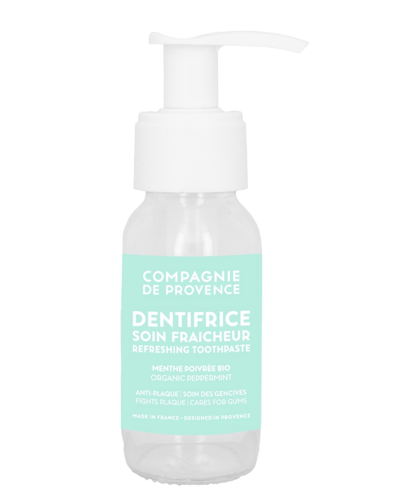 COMPAGNIE DE PROVENCE  -  DENTIFRICIO RINFRESCANTE BIOLOGICO ALLA MENTA DA VIAGGIO