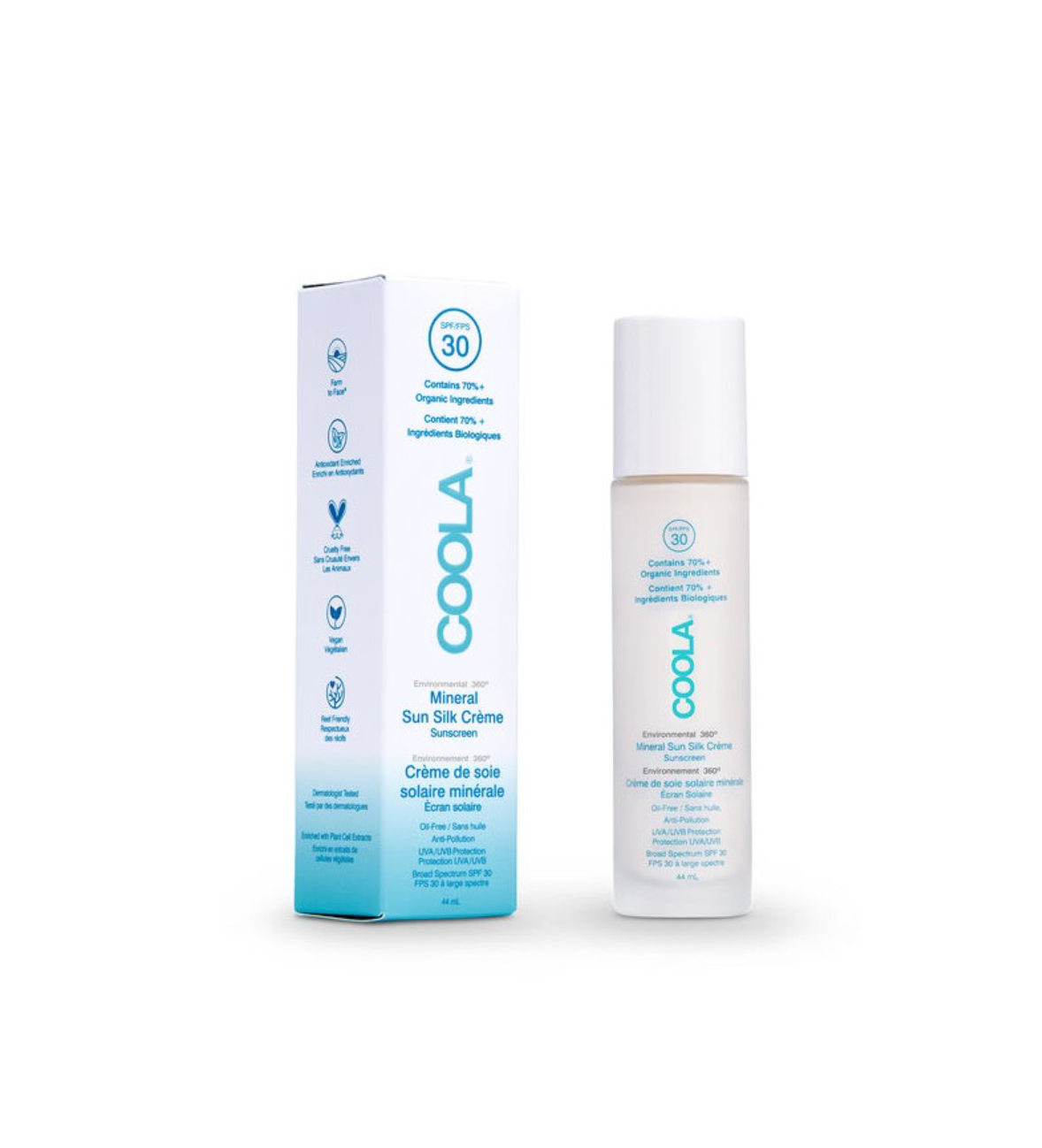 COOLA - COOLA SUN SILK CREMA VISO MINERALE SPF 30