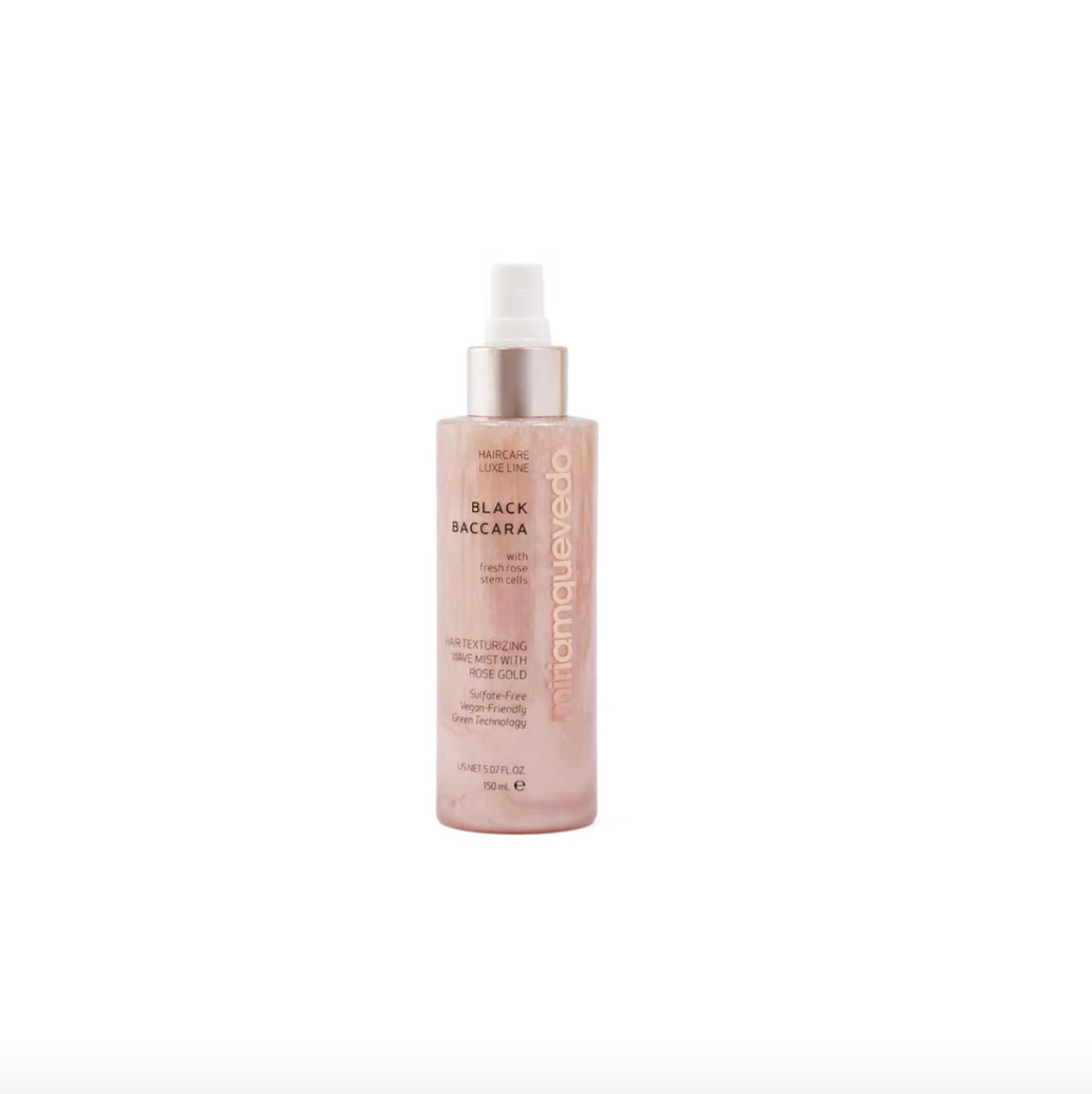 MIRIAM QUEVEDO - Black Baccara Hair Texturizing Wave Mist With Rose Gold